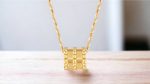 18K Rose Gold Pendant Necklace Ethnic style Necklace light 5