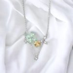 Female Lucky Four leaf Necklace American Style Necklace light 6