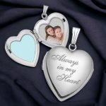 Heart Shaped Photo Box Necklace Memory Pendant   Heart Locket Pendant   Personalized Photo Box Pendant   Copper Photo Box Necklace5