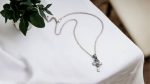 S925 Silver Cross Necklace Pendant Stylish Cross Necklace light 2