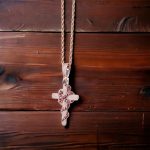 Vintage Snake Cross Pendant Necklace with AAA Zircon Stones   18K Gold Electroplating Necklace   Snake Pendant Necklace   Cross Pendant4