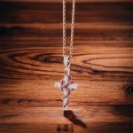 Vintage Snake Cross Pendant Necklace with AAA Zircon Stones   18K Gold Electroplating Necklace   Snake Pendant Necklace   Cross Pendant6