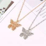 butterfly statement pendants necklaces europe and american style necklace 2