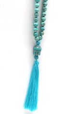 natural turquoise tassel necklace unisex style necklace 5