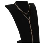 stardust multilayer lariat necklace womens gift necklace 2