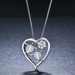 tortoise white gold pendant necklace for girls gift 7