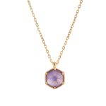 womens amethyst necklace natural 5