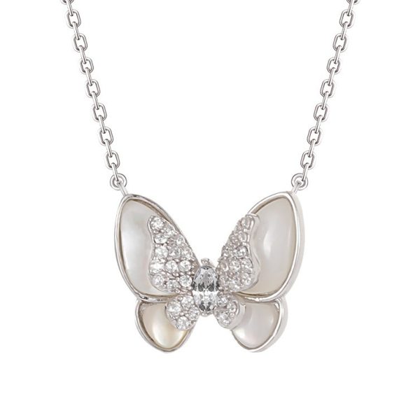 S925 Sterling Silver Butterfly Necklace3