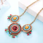 Bohemian Diamond Alloy Womens Necklace 3