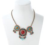 Bohemian Diamond Alloy Womens Necklace 4