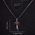 Dragon Sword Stainless Steel Chain Necklace 2 1