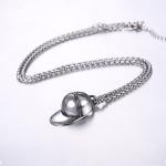 Stainless Steel Cap Shaped Pendant Mens Necklace 1