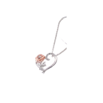 Zircon Love Rose Womens Necklace 5